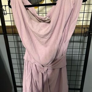 Wish Pink Cowl Neck Sleeveless Sundress from Rent The Runway